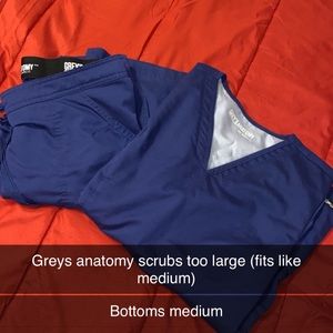 Greys anatomy scrub set